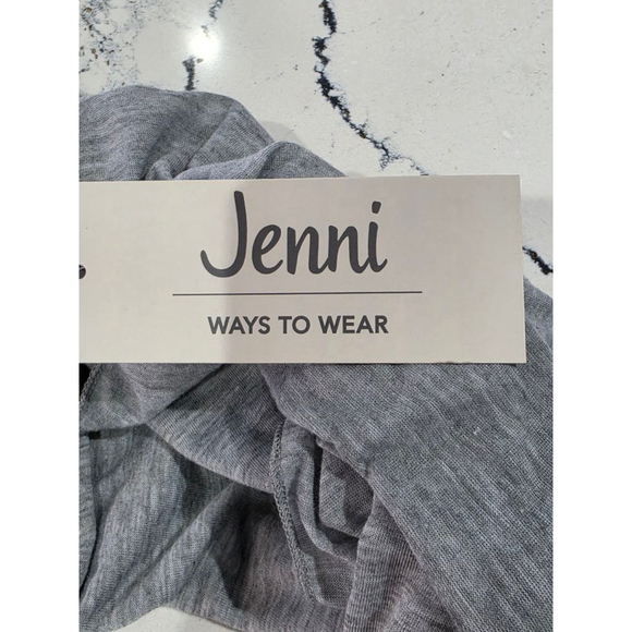 Women's Jenni Heather Gray One Size Scarf & Wrap - Picture 9 of 11